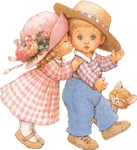 bisous garçon et fille
